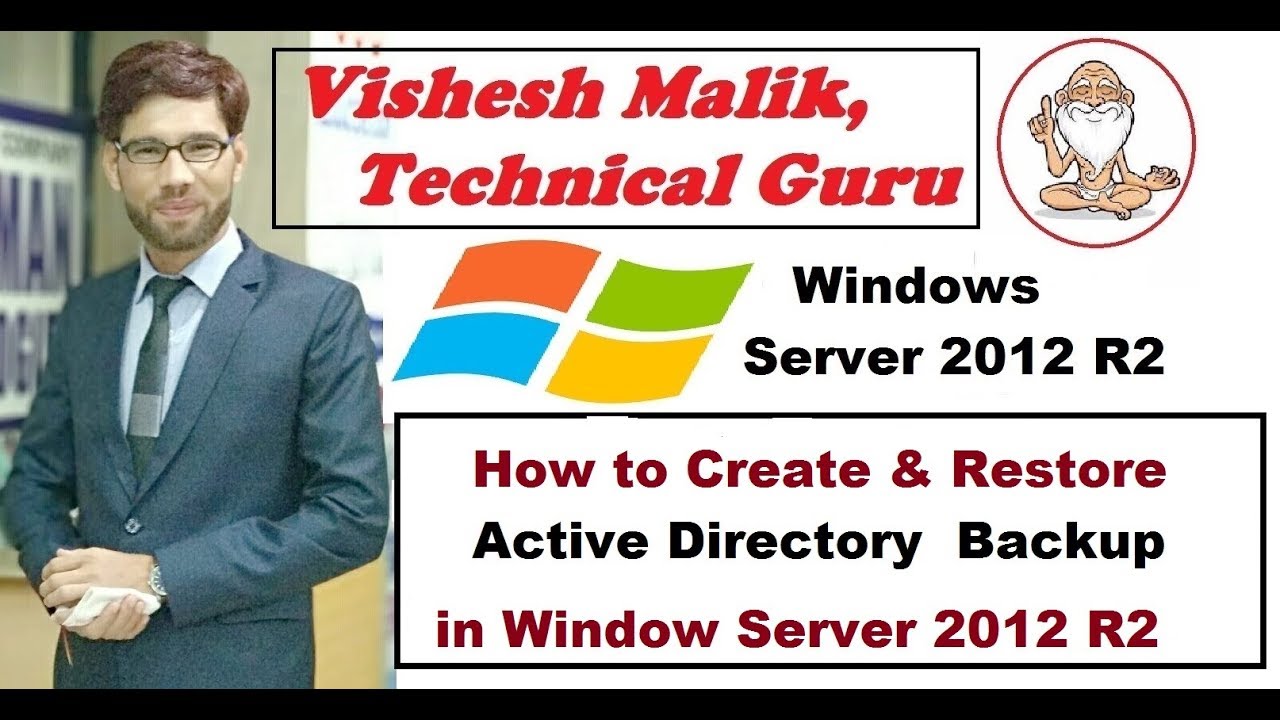 How to Create Active Directory Backup in Window Server 2012 R2