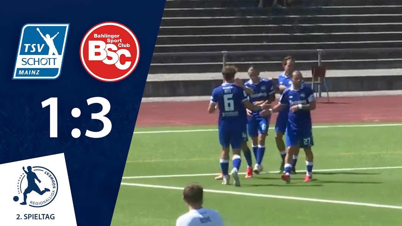 Bahlingen holt die Punkte nach Hause | TSV Schott Mainz - Bahlinger SC | 2. Spieltag RLSW