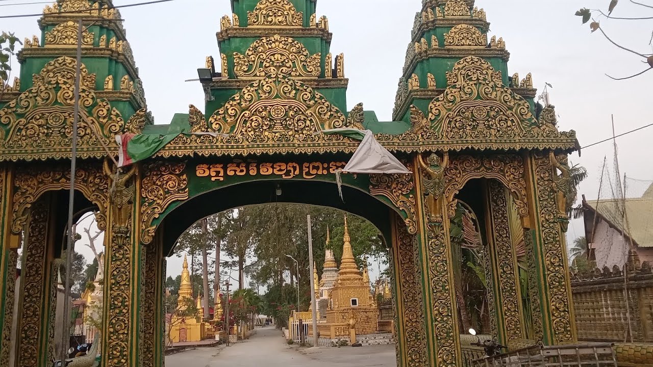 Chùa người Khơme ở chợ ô Lâm 