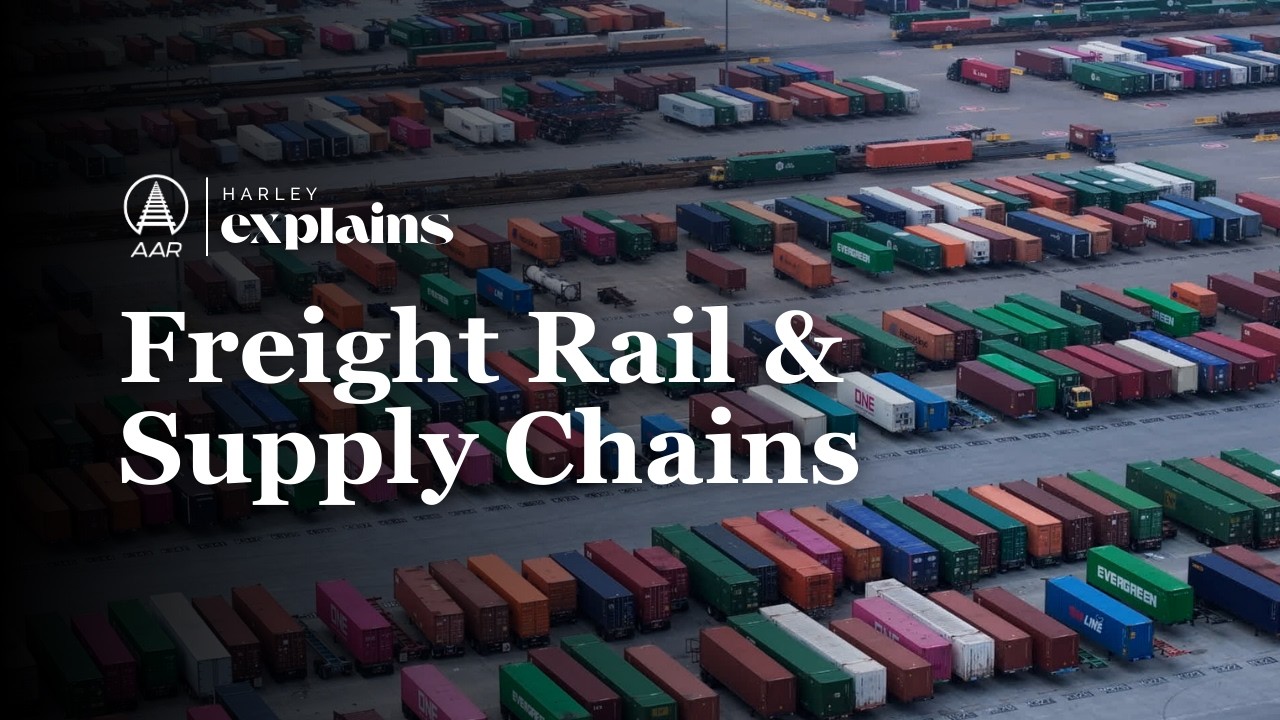 How Freight Rail Powers the Supply Chain | Harley Explains