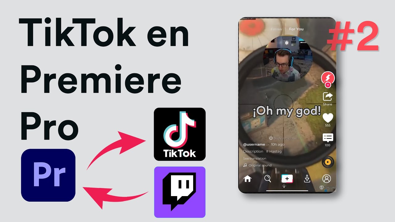 Cómo editar mi clip de Twitch a TikTok en Premiere Pro 2022 - Tutorial #2