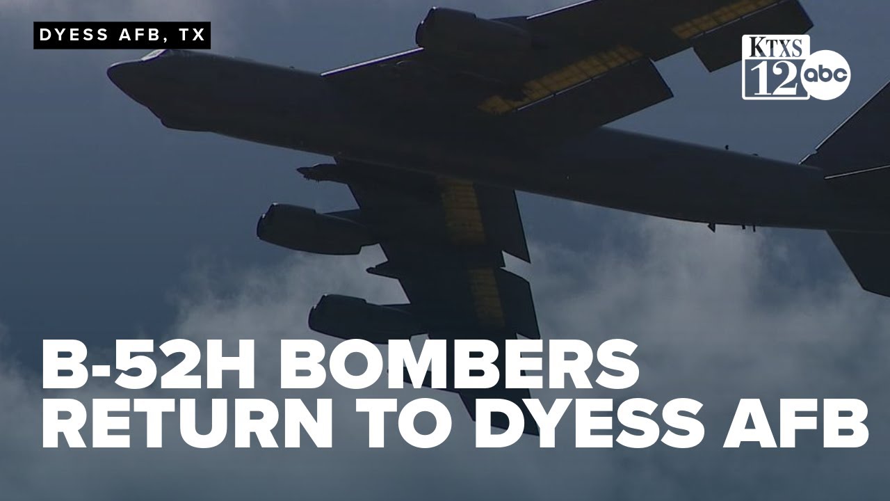 B-52 bomber planes at Dyess Air Force Bace