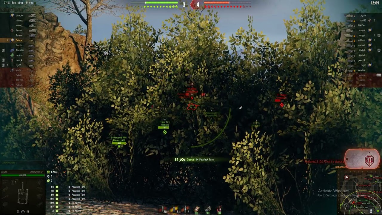 WOT Semovente M41