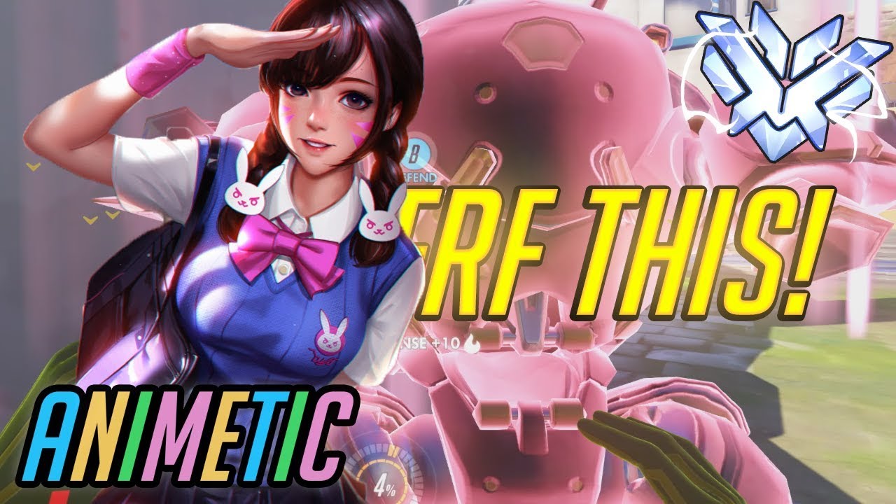 Animetic plays D.Va? Nerf this! - Overwatch