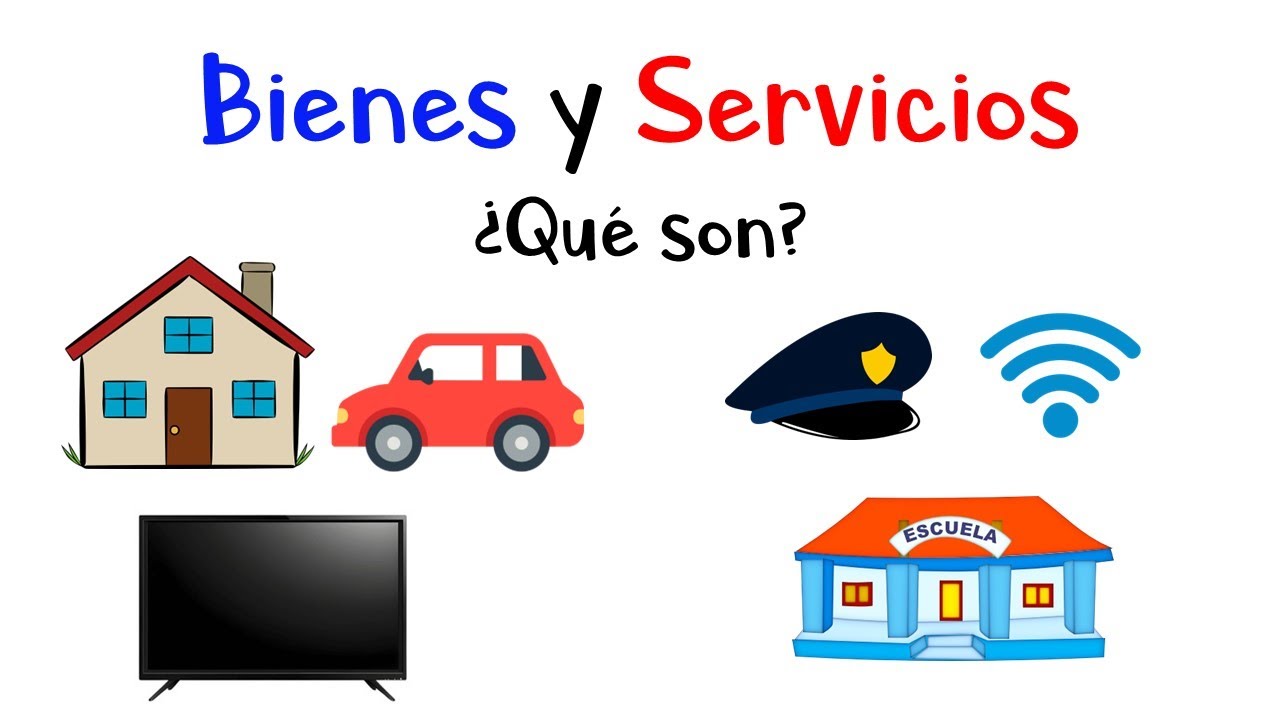 🚗 &iquest;Qu&eacute; son Bienes y Servicios? 🌐 EJEMPLOS [F&aacute;cil y R&aacute;pido]