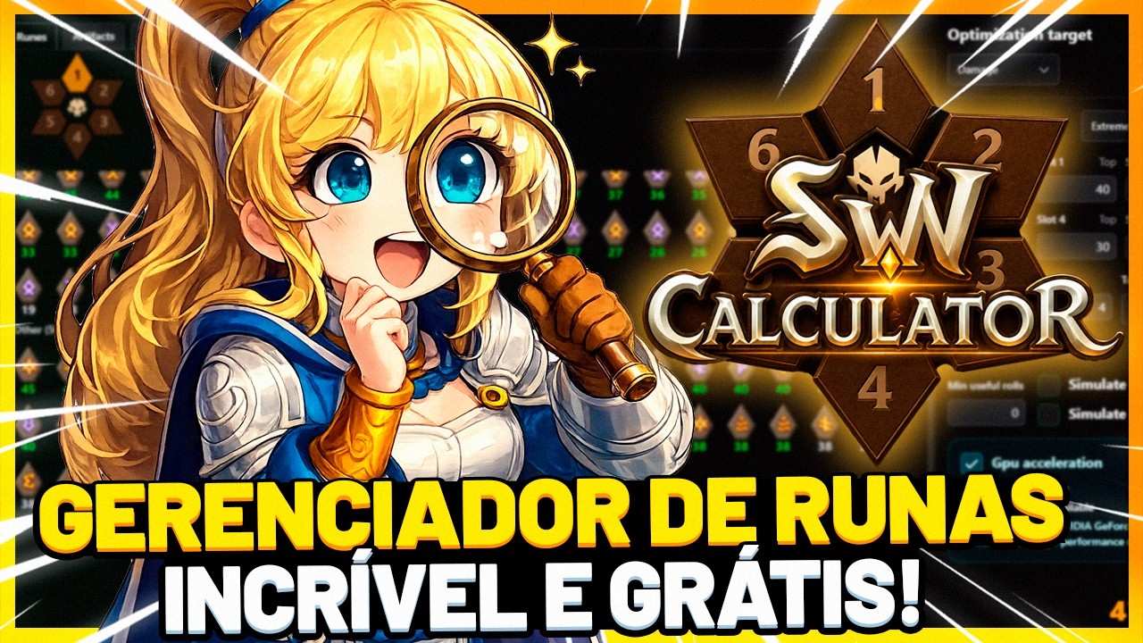 FREE RUNE MANAGER BETTER THAN SWOP!? TESTING SW CALCULATOR! SUMMONERS WAR