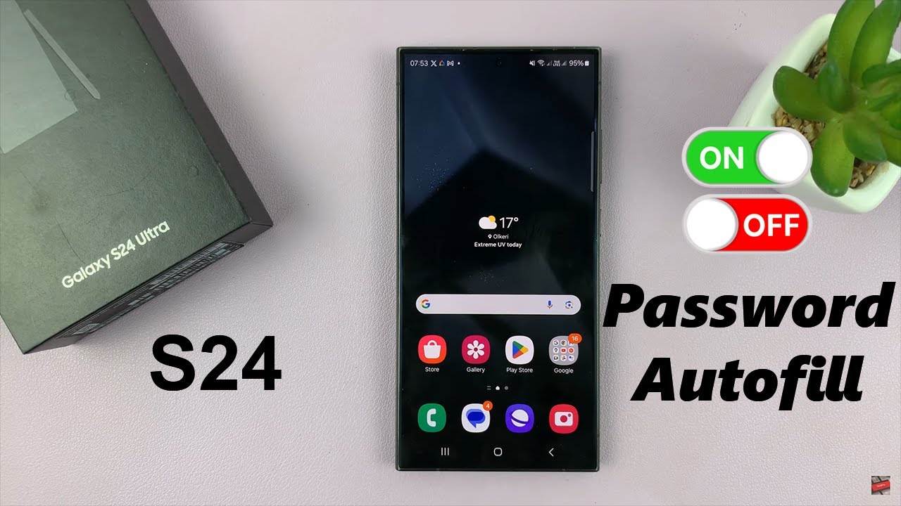 How To Enable /Disable Password Autofill On Samsung Galaxy S24 / S24 Ultra