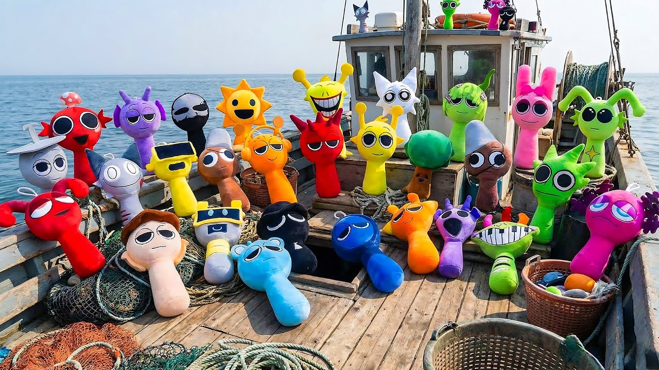 ALL Sprunki Collected on an Abandoned Fishing Boat!