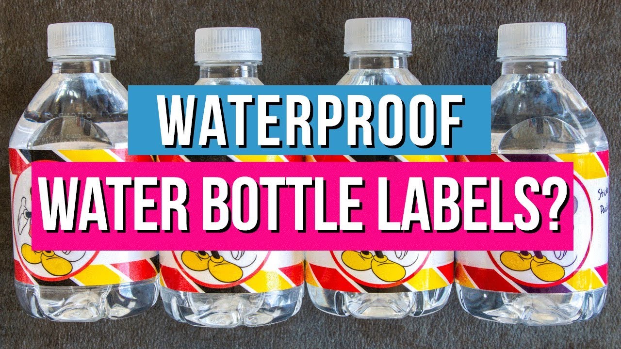 Waterproof Water Bottle Labels: Which Way is Best?
