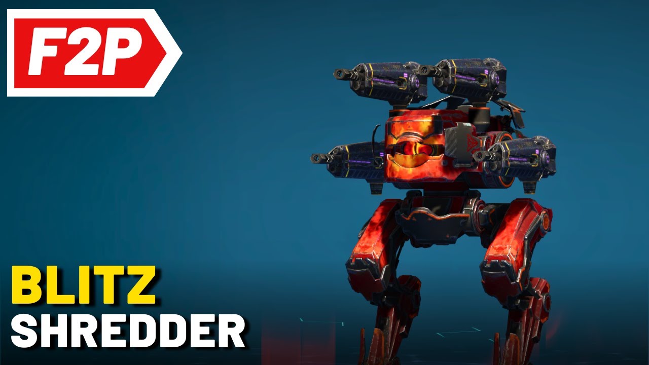 War Robots: Blitz Shredder Gameplay (No Commentary) - WR F2P