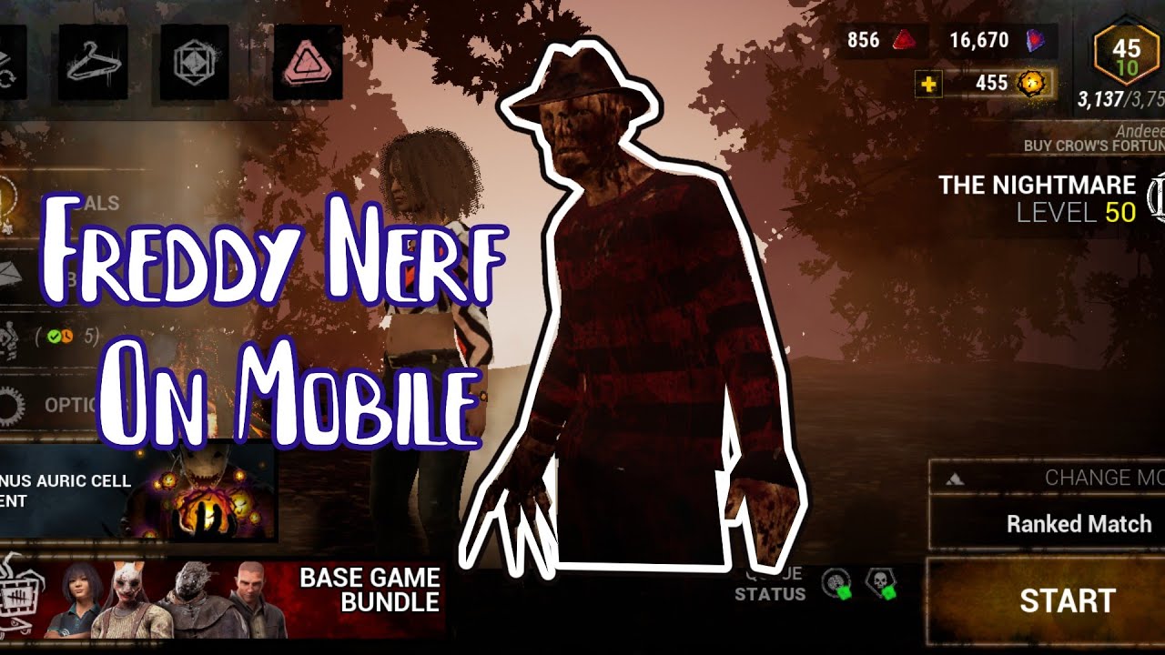 Mobile Freddy is Nerf | Dead by Daylight Mobile - DBD - Freddy Gameplay