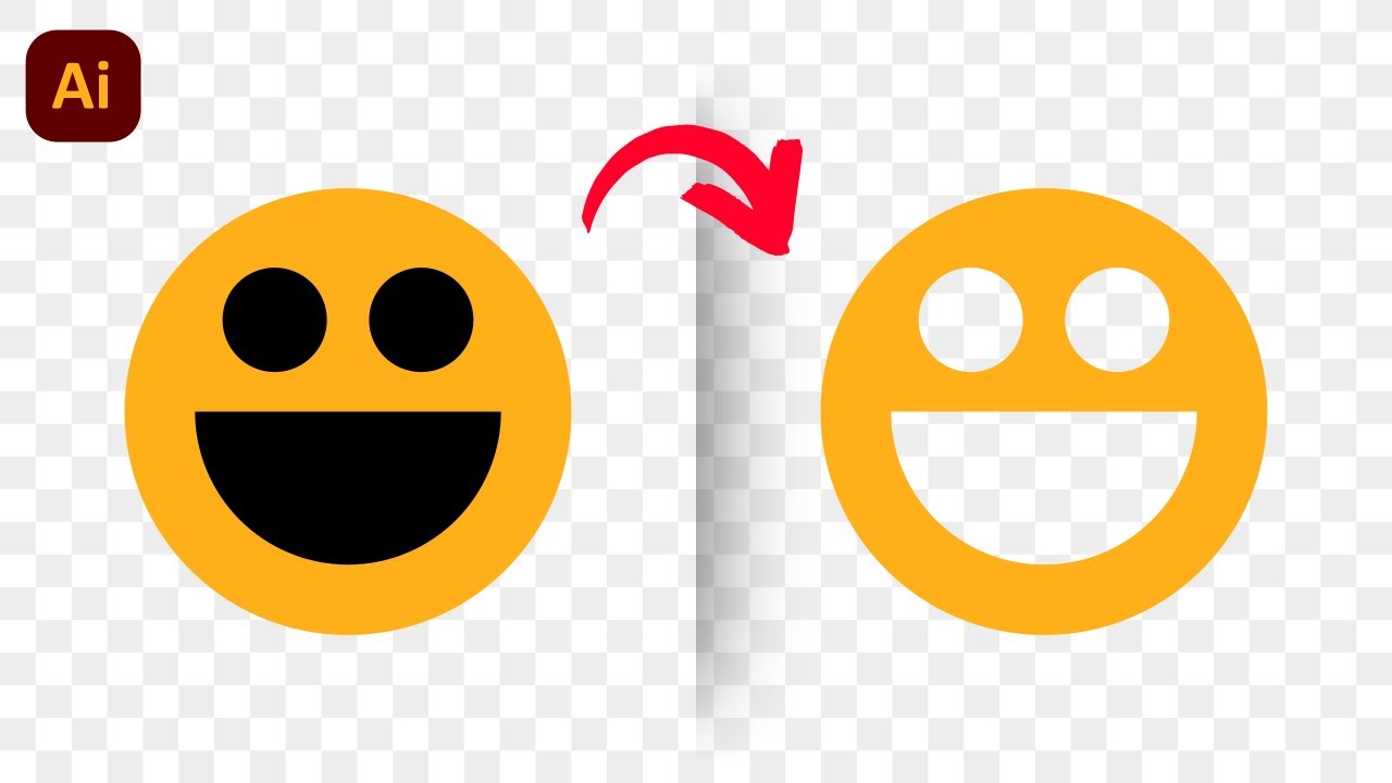 Как вычитать фигуры в Adobe Illustrator