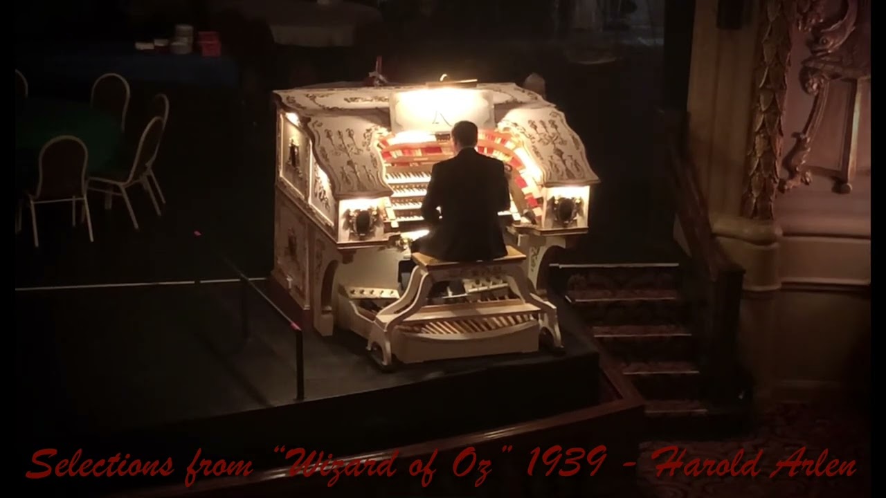 “Selections from Wizard of Oz” Zach Frame at the Rialto Square Theater’s Barton Grand organ. 8/23/23