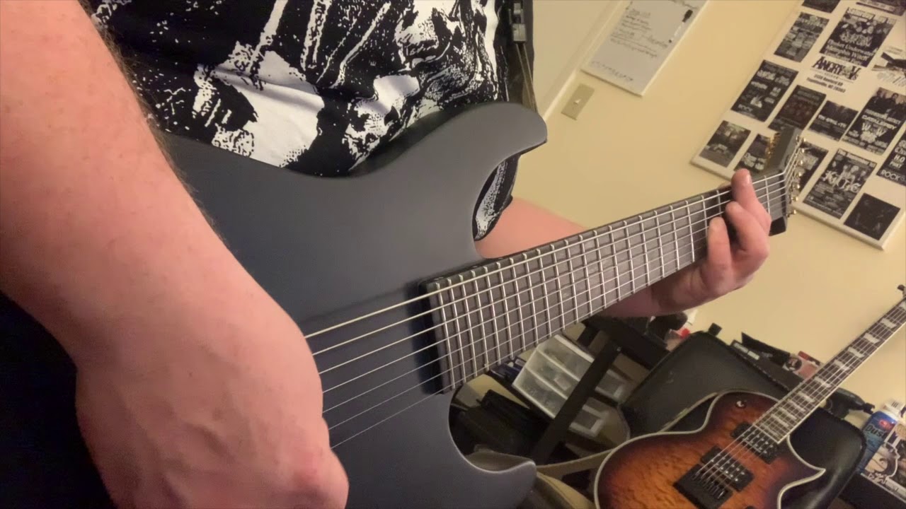 #esp #ltd #espguitars #ltdguitars                      ESP LTD M-7HT Baritone Electric Guitar Review
