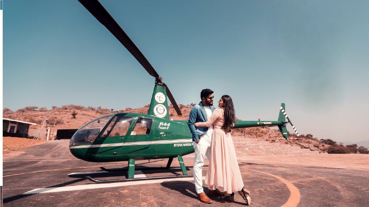 Groom Arrives In Helicopter | Pravesh & Prachi | Best Indian Pre Wedding | ShutterIMAGE