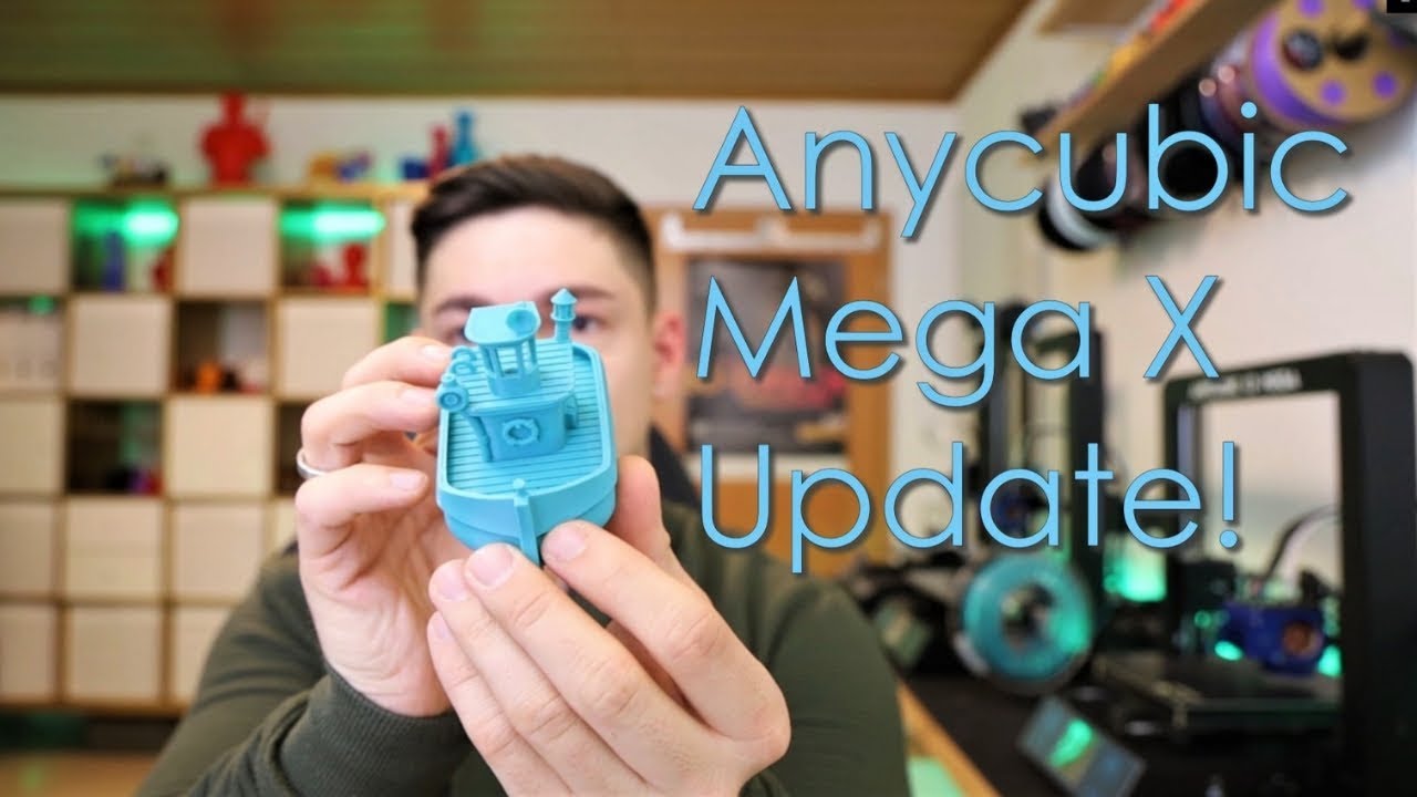 Anycubic Mega X - Update Video |  3D-Drucker Testbericht