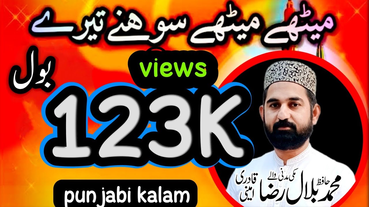 Mithay Mithay Sohnay Tere Bol | Heart Touching Kalam | Must Listen | Bilal Raza |@bilalraza7673