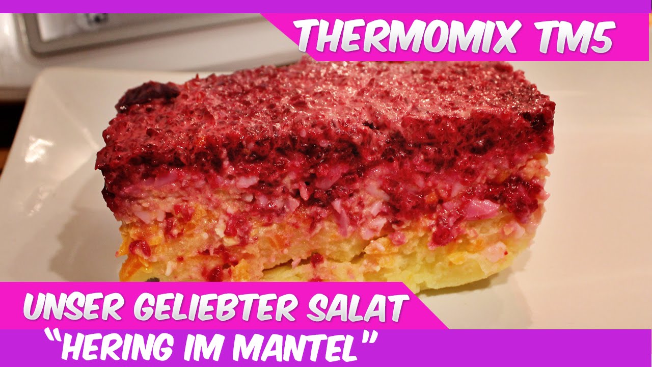 Thermomix® TM5® Schichtsalat♥Hering im Mantel♥ селёдка под шубой