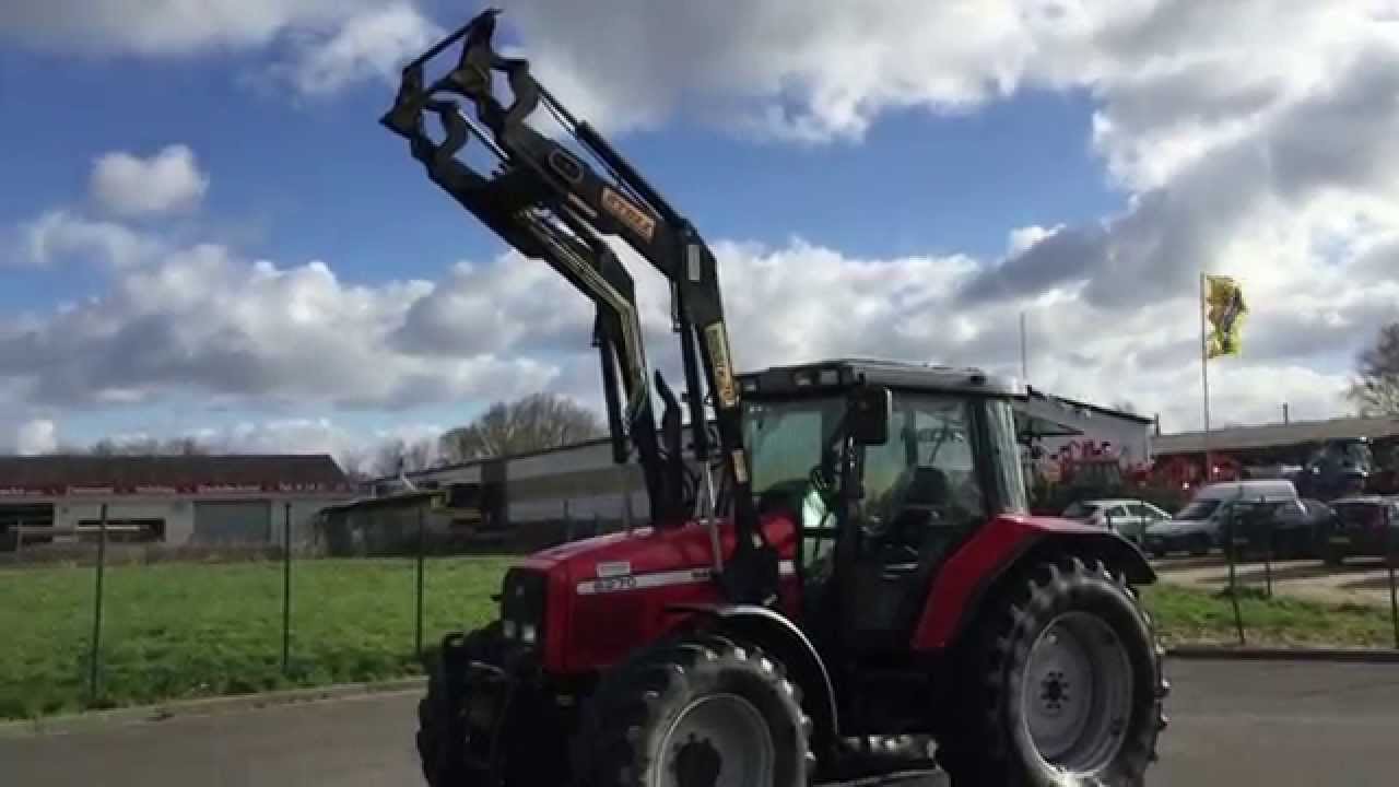 SOLD ! VERKAUFT ! Traktor Massey Ferguson 6270, 2003, 8352, FKH, FZ, FL Stoll, Germany