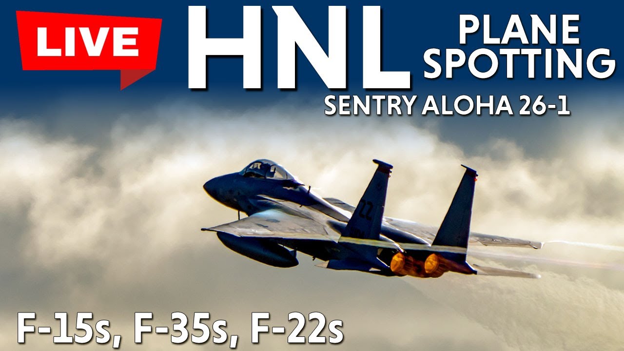 F-22, F-35, F-15 - Fighter Exercise Sentry Aloha 26-1 - Live From Hawaii 1-20-26