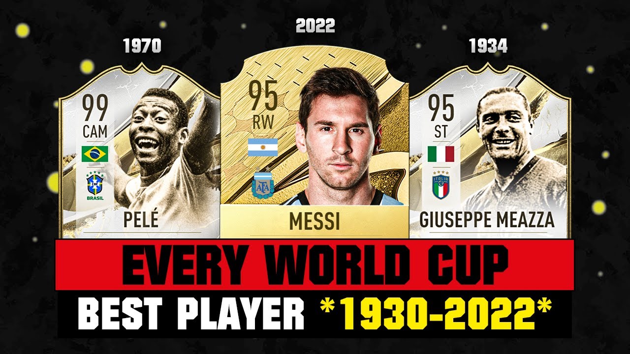 Every WORLD CUP Best PLAYERS 1930-2022! 😱🔥 ft. Messi, Pele, Meazza...