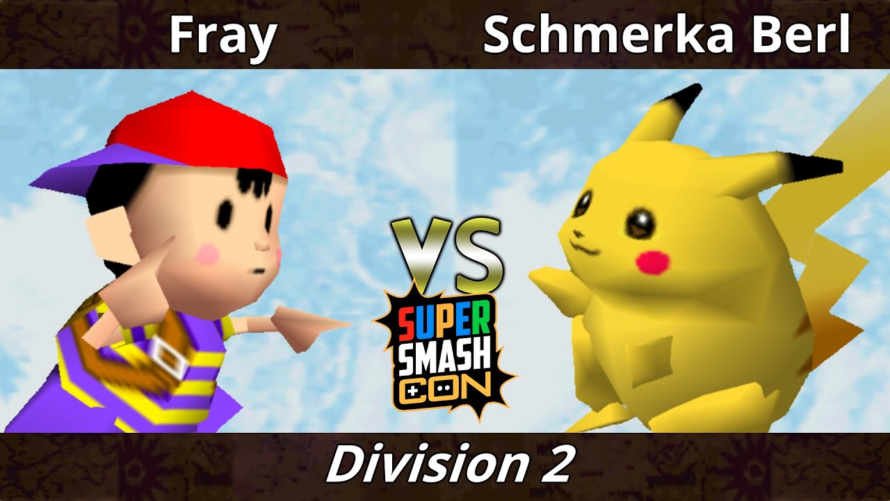 SSC 2022 Division 2 - Fray (Ness) Vs. Schmerka Berl (Pikachu) SSB64 Smash Bros Tournament