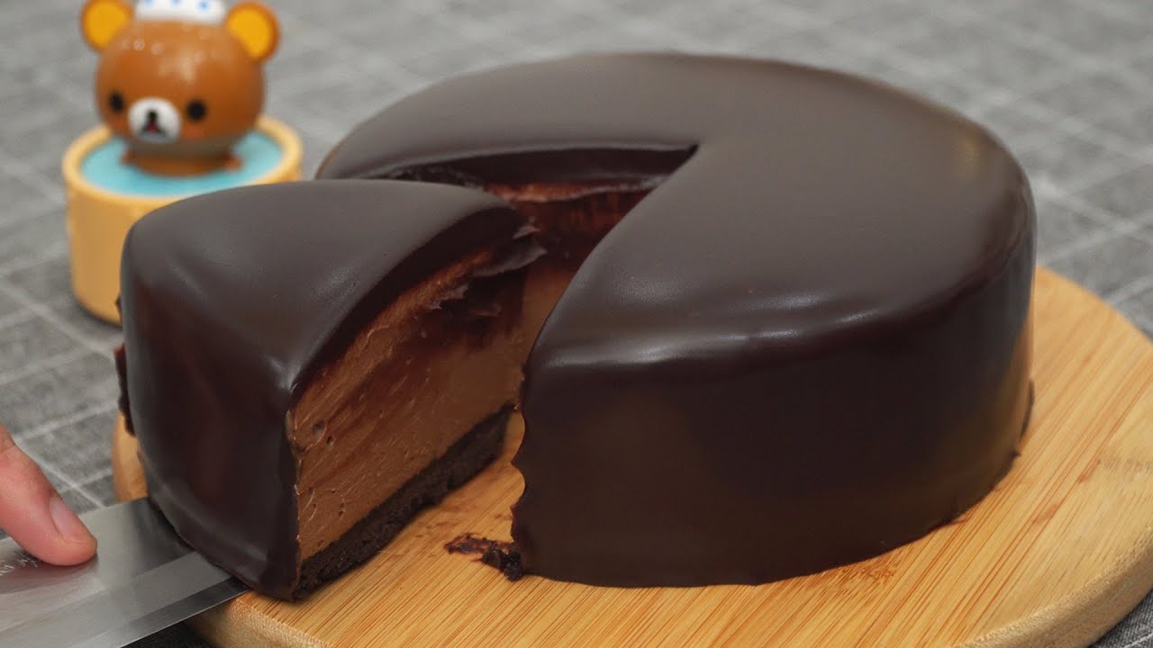 Chocolate CheeseCake [Without Gelatin, No Bake]