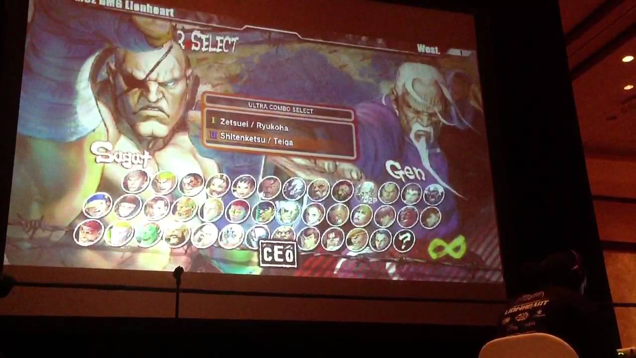 DMG LionHeart (Sagat) vs West (Gen) CEO2012 pool play