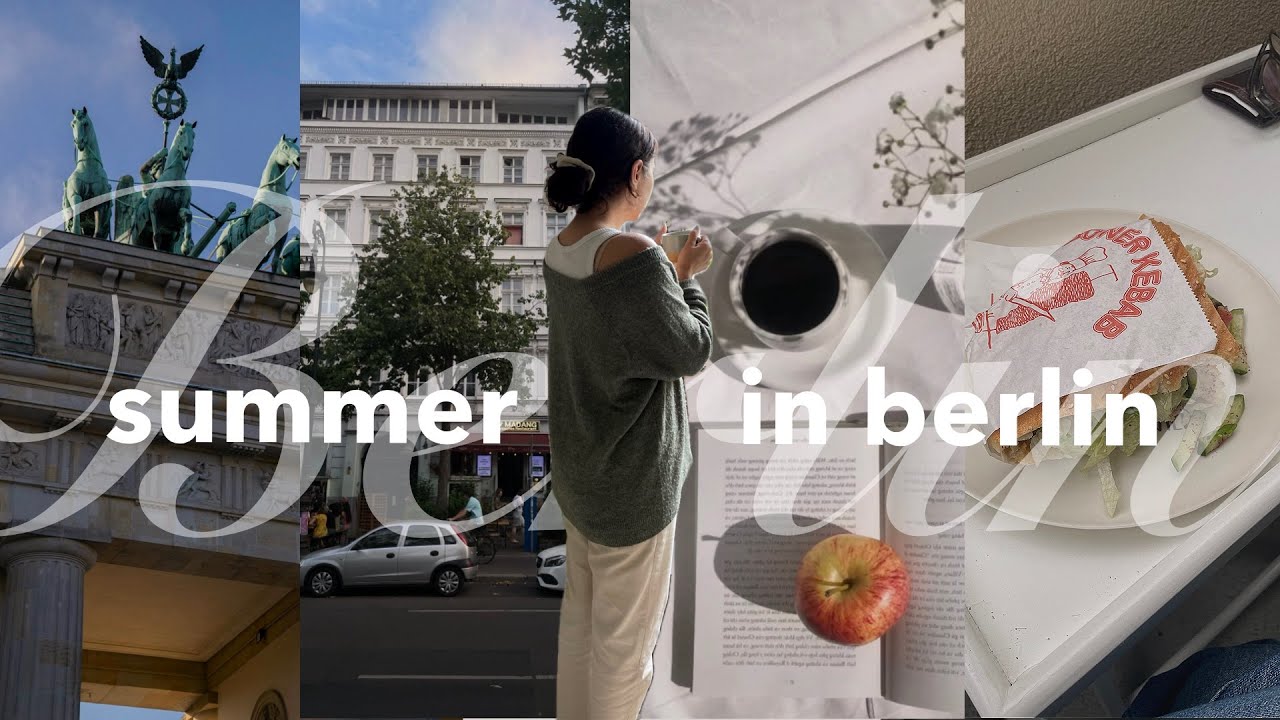 Life in Berlin 🎧📚 | *realistic* daily life, rainy weather, reading & my fav places