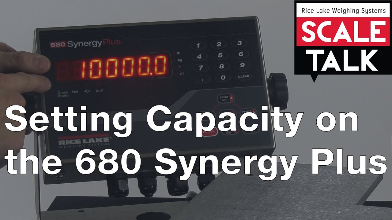 ScaleTalk: Setting Capacity on the 680 Synergy Plus Digital Weight Indicator