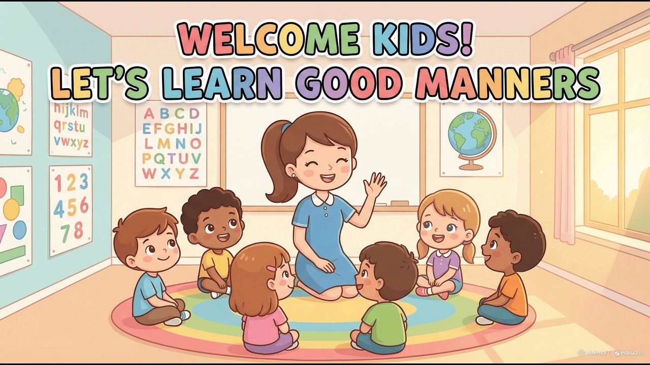 Good Manners for Children | Learn & Play QUIZ | Smart Kids Learning Video