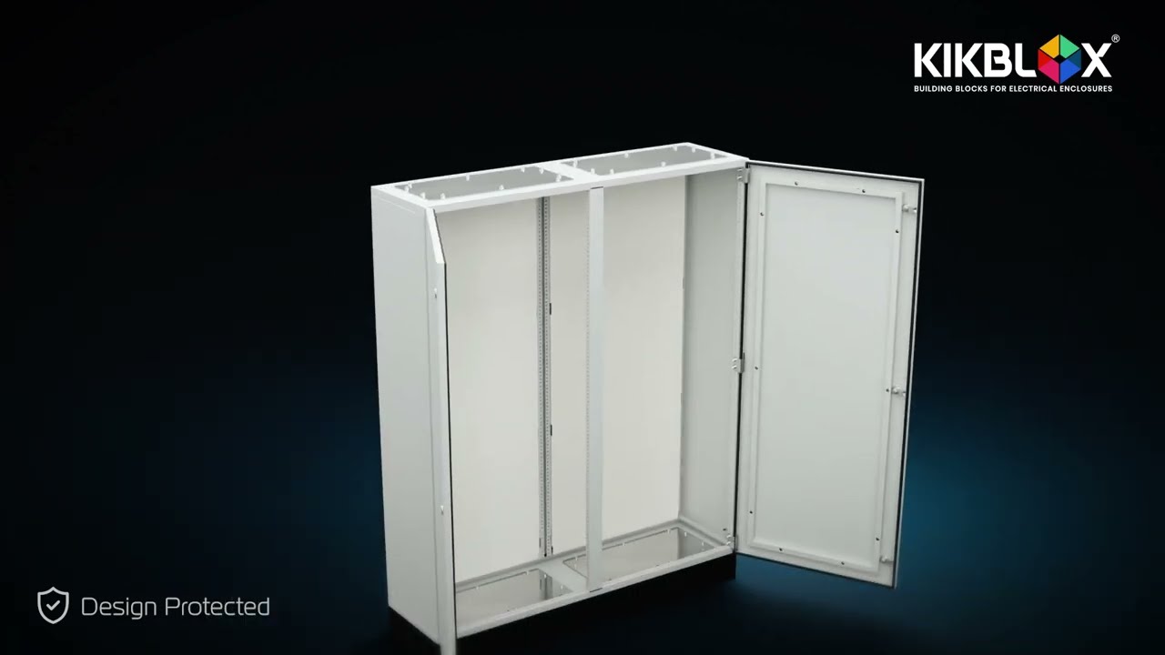 KIKBLOX Double Door Sectional Distribution Board Enclosure