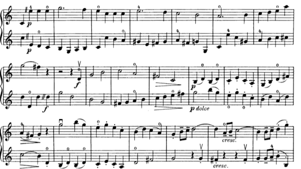 Douze Petits Duos No 1: 1st Movement - Allegro Maestoso by Jacques Féréol Mazas