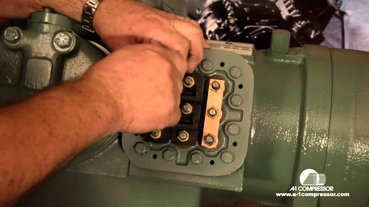How To Wire a Carrier 06E 208/230 Volt 3 Phase Compressor