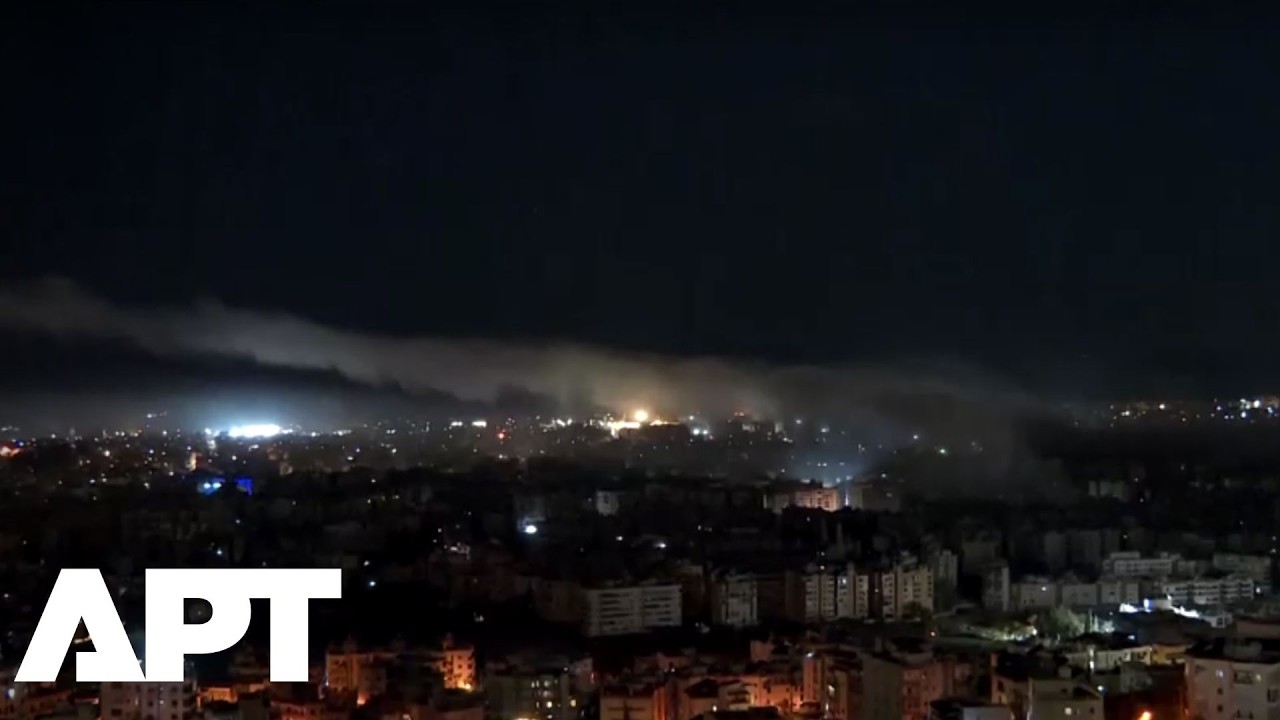 Explosion lights up southern Beirut skyline as smoke rises after strike | APT
