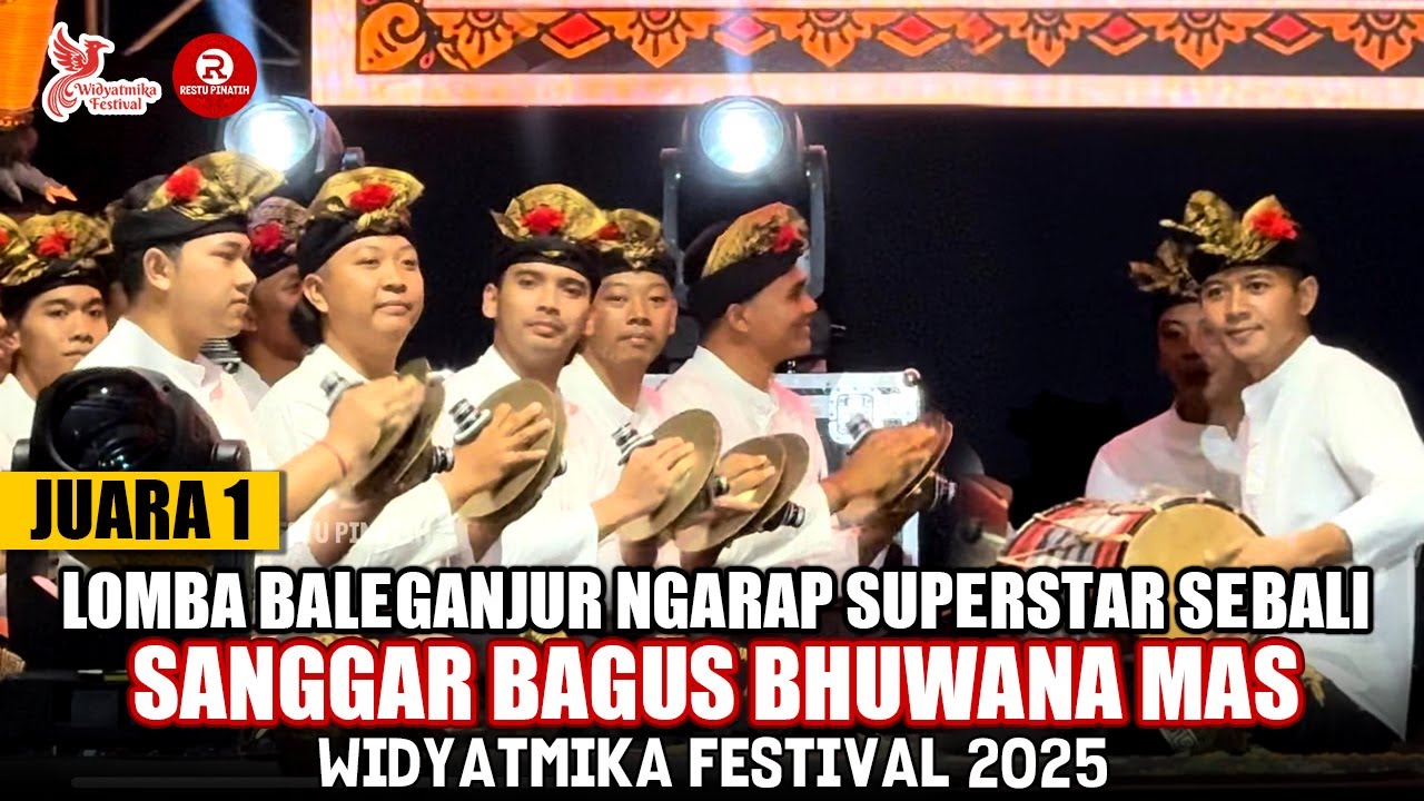 Juara 1 Sanggar Bagus Bhuwana Mas, Lomba Baleganjur Ngarap Superstar Sebali Widyatmika Festival 2025