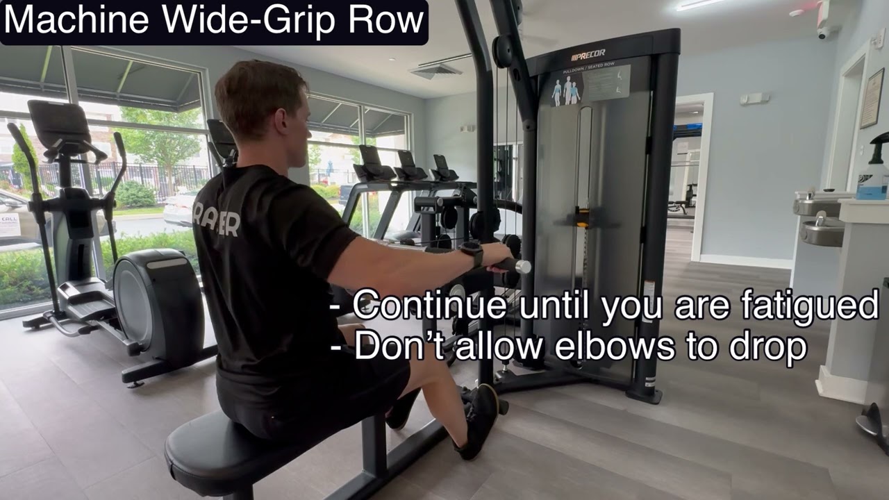 (Haven) Machine Wide-Grip Row