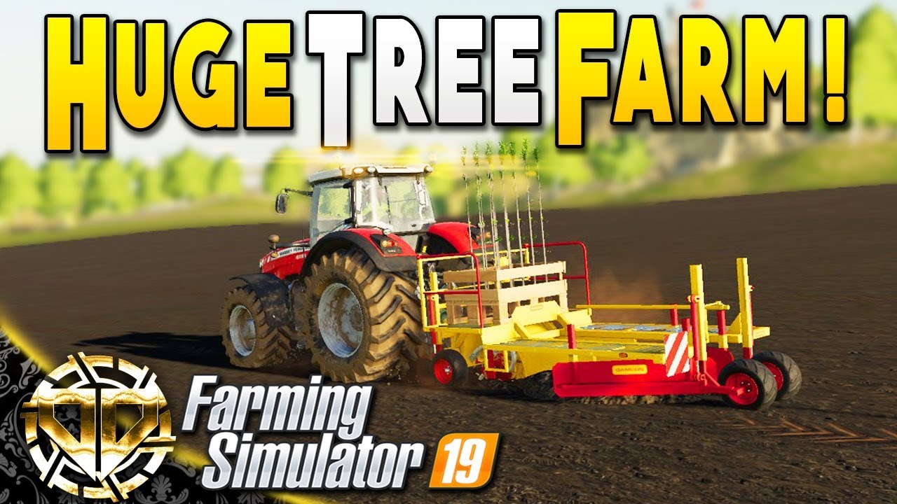 STARTING OUR HUGE TREE FARM : Farming Simulator 19 Gameplay : Ravenport EP 18
