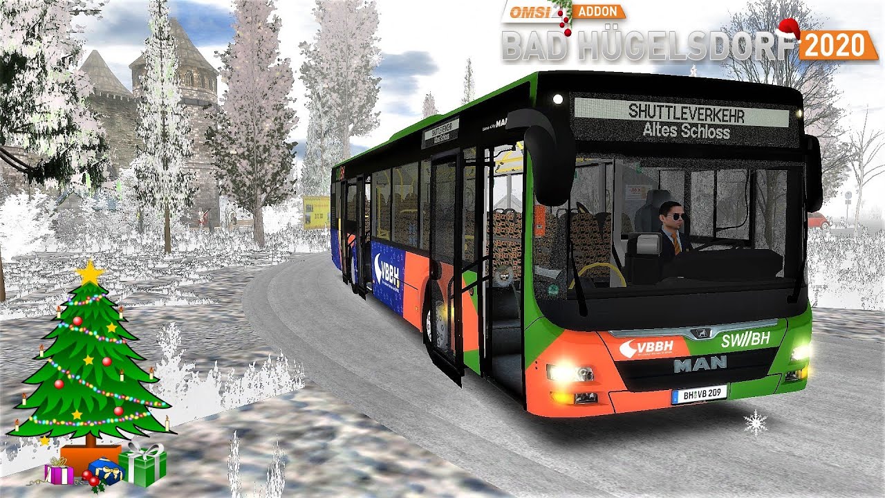 OMSI 2 #133 - Weihnachtsmarktshuttle auf Bad Hügelsdorf 2020 | Frohe Weihnachten :)