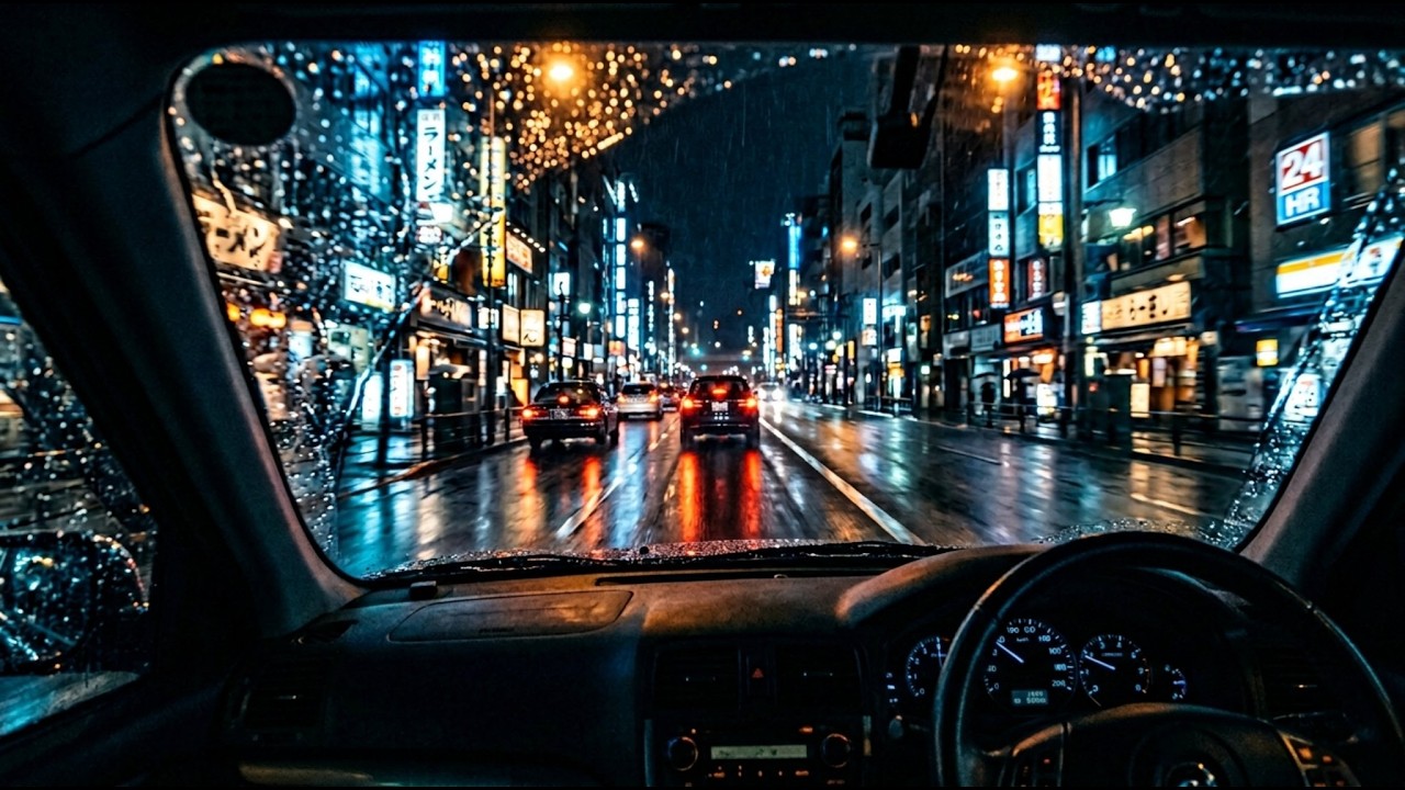 Rainy Night Drive – Immersive Night Rhythm