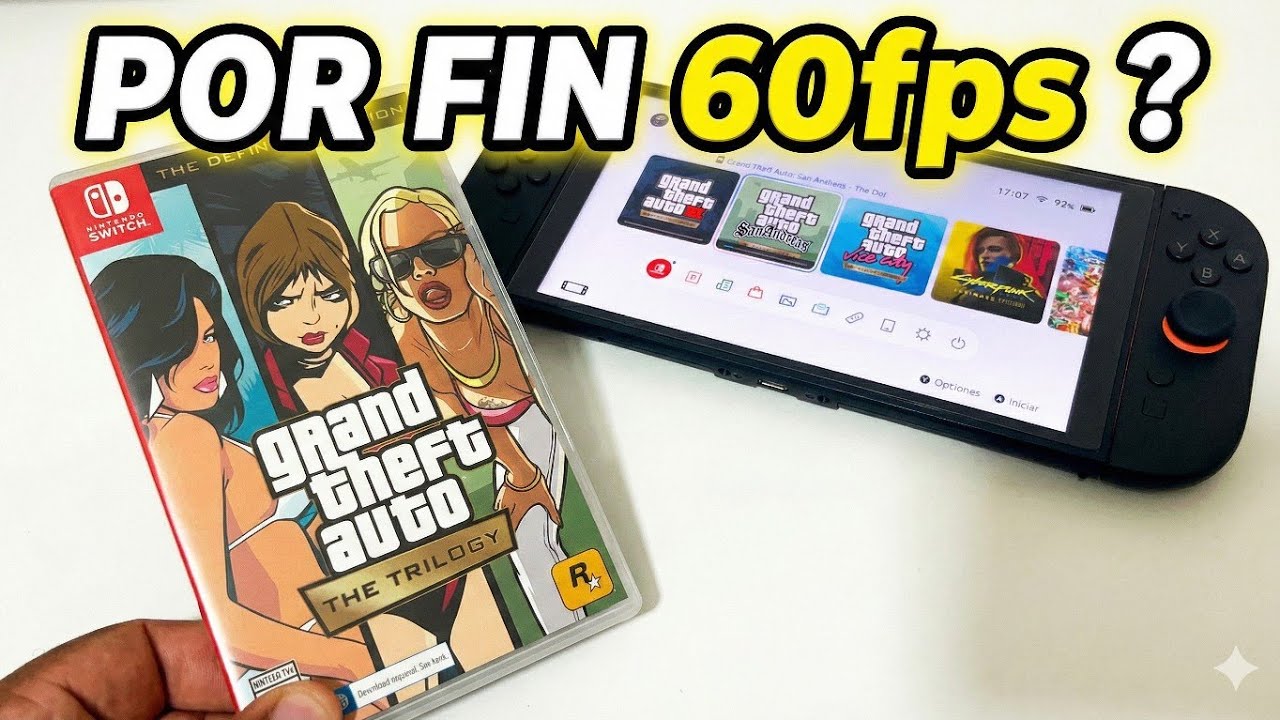 Pruebo Grand Theft Auto Definitive Edition En Nintendo Switch 2