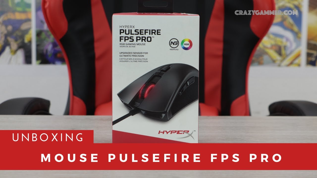 MOUSE GAMER HYPERX SEFIRE FPS PRO - UNBOXING