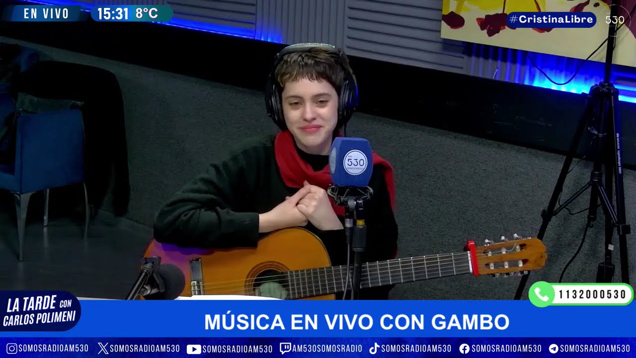MÚSICA EN VIVO CON GAMBO - LA TARDE CON CARLOS POLIMENI - AM 530