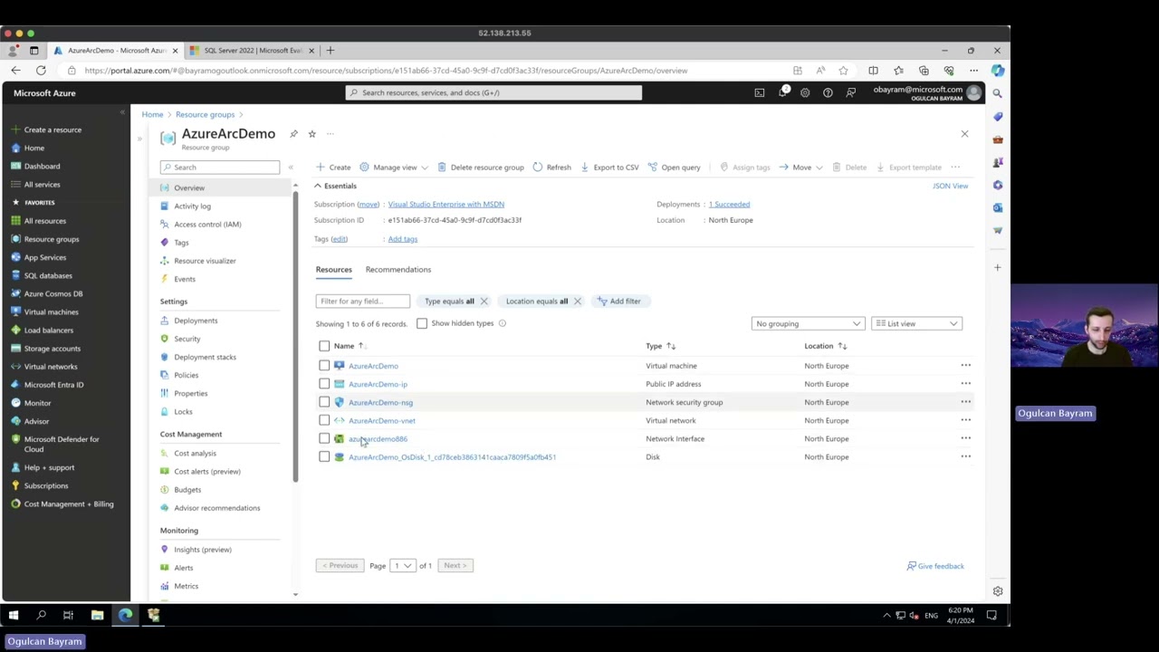 Azure Arc SQL Server PAYG Lisanslaması
