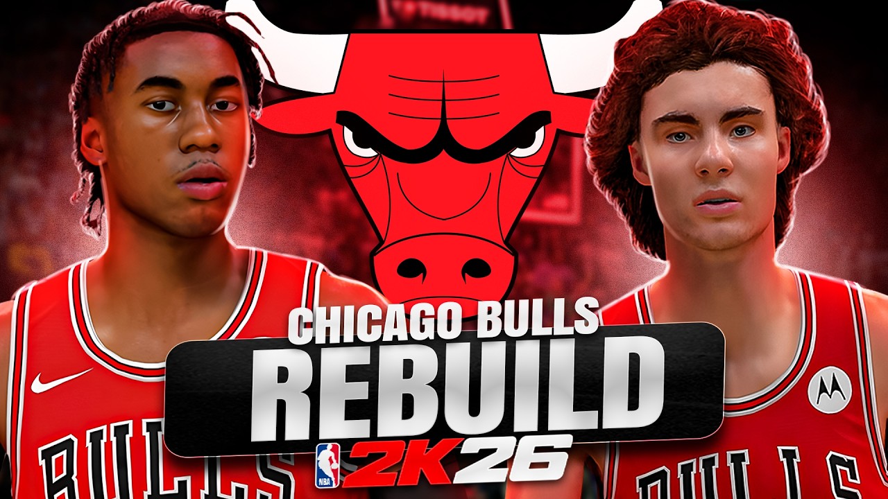 RECONSTRUÇÃO do NOVO CHICAGO BULLS no NBA2K26! 🔥