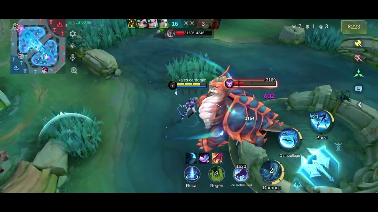 Aamon gameplay broken hero of SS tier