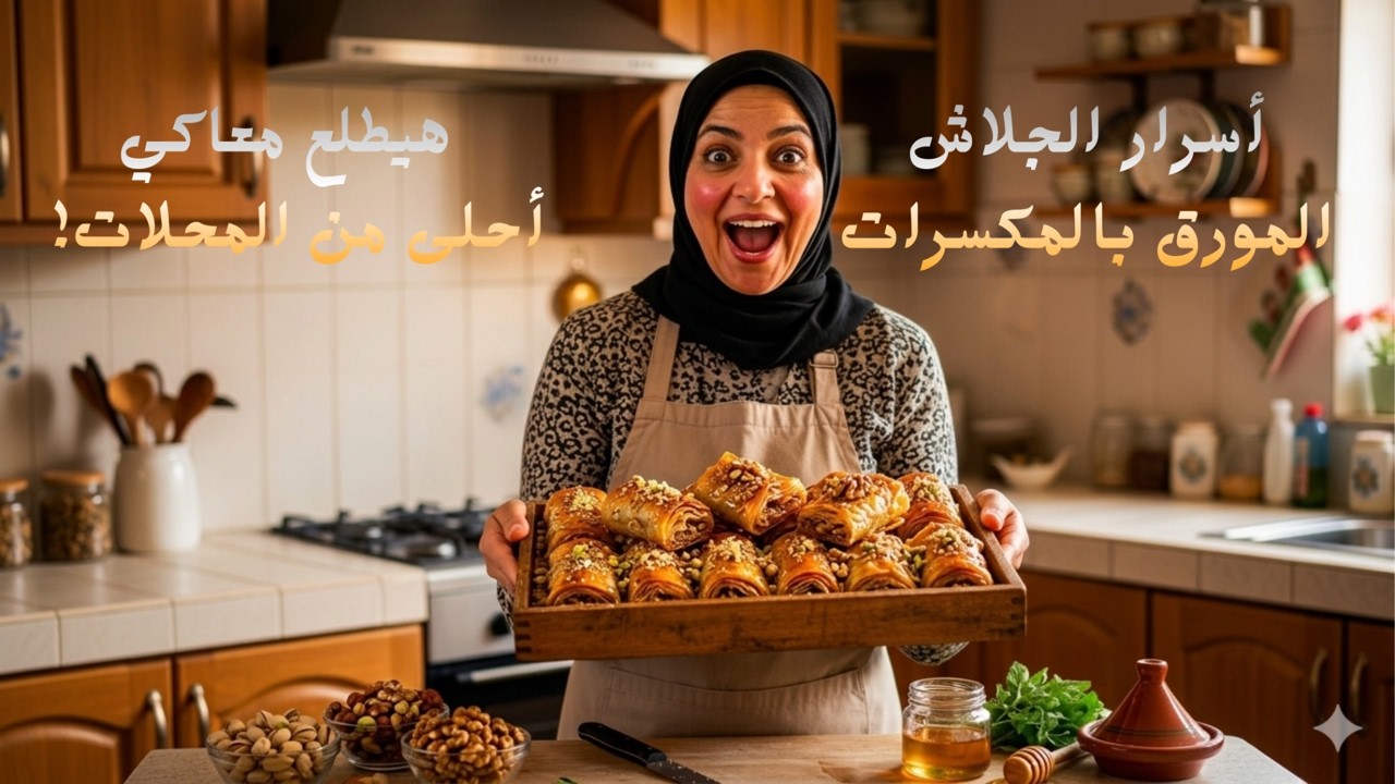 أسرار الجلاش المورق بالمكسرات.. هيطلع معاك أحلى من المحلات!