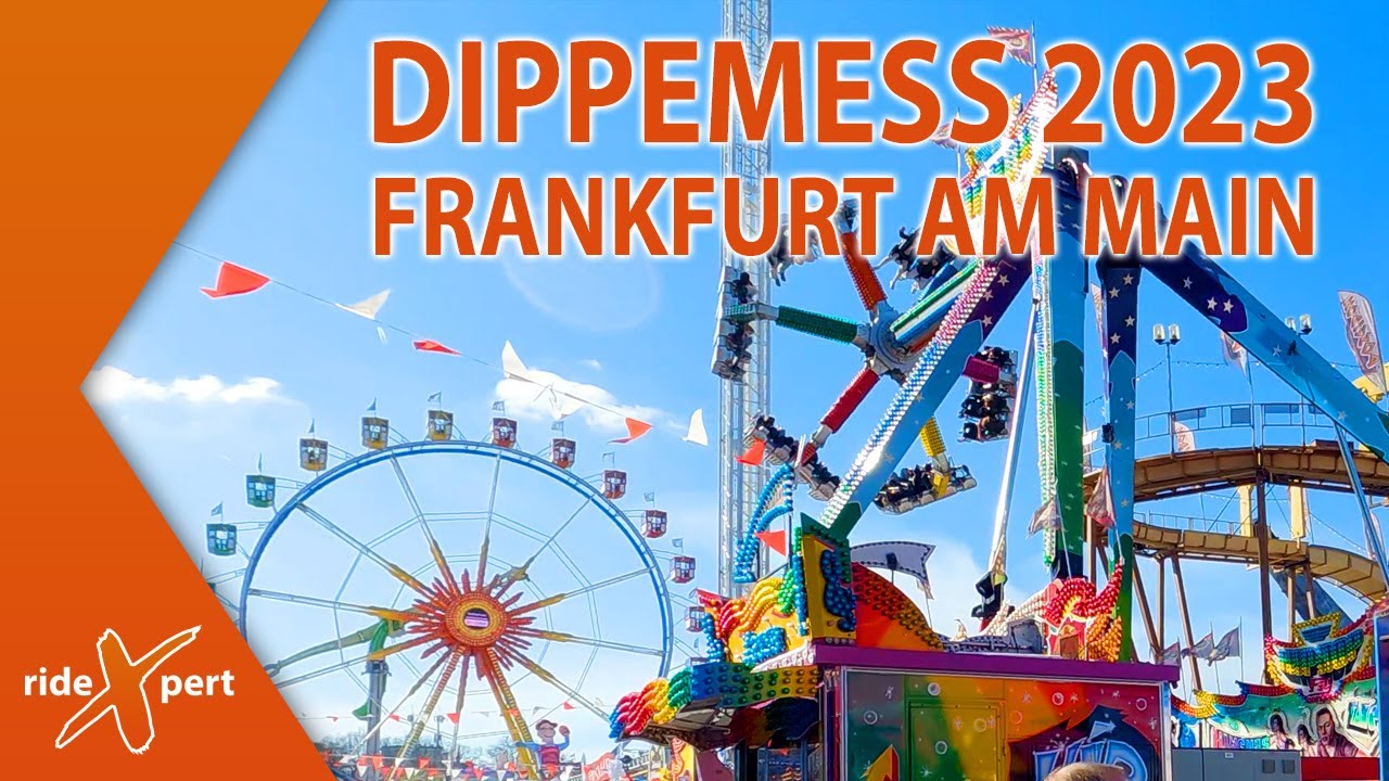 Dippemess Frankfurt Frühjahr 2023 | Rundgang über den Platz | by RideXpert in 4K