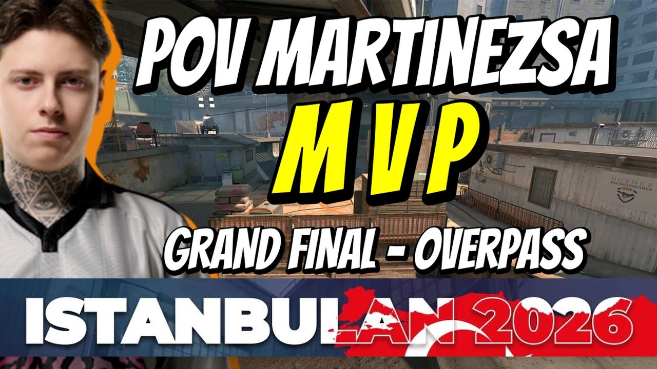 POV MartinezSa Instanbuland 2026 | m3 Overpass #cspremade #counterstrike2