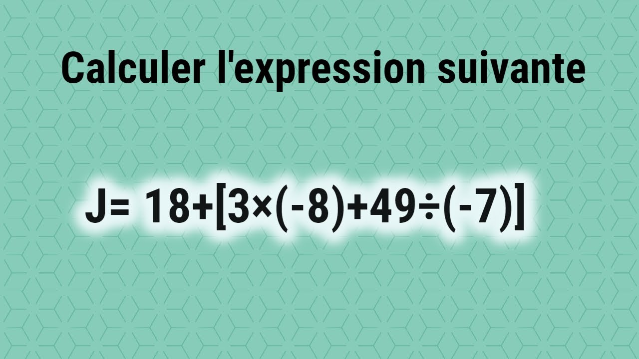 Supprimer les parenthèses et les crochets et calculer